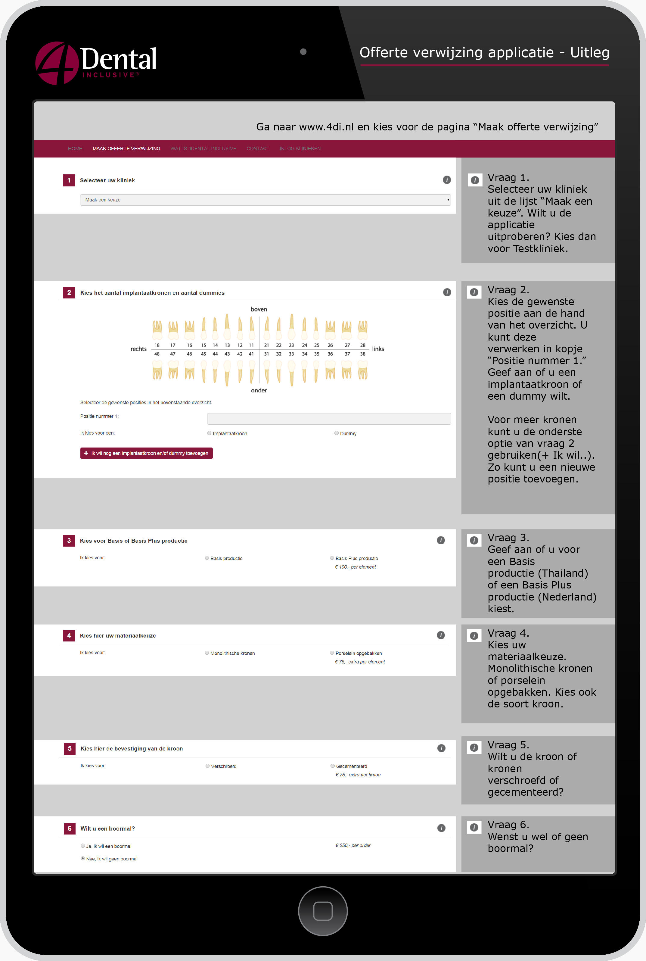 Uitleg applicatie deel 1